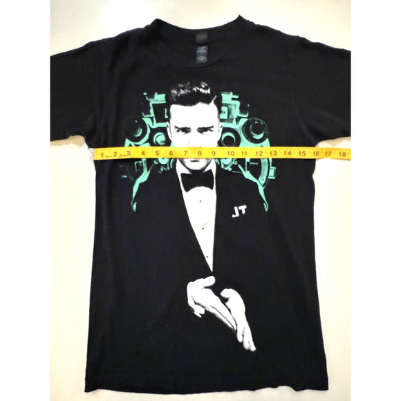 Justin Timberlake TShirt Mens Small Black 20/20 Experience Tour 2013 Pop Tee - Picture 4 of 7